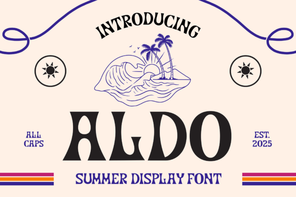 Aldo Display Font for Vibrant Editorial Design