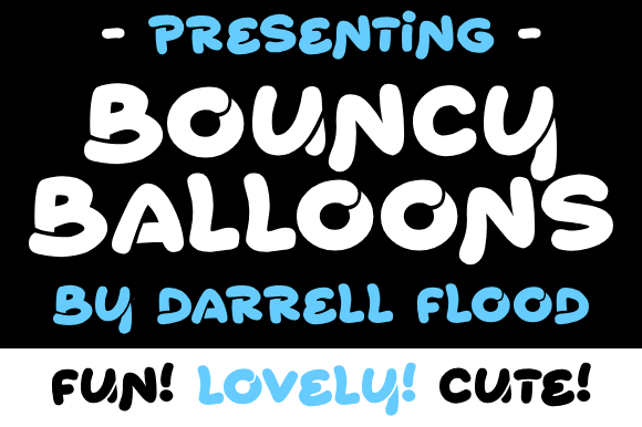 Bouncy Balloons: The Playful Typeface for Lighthearted Editorial Design