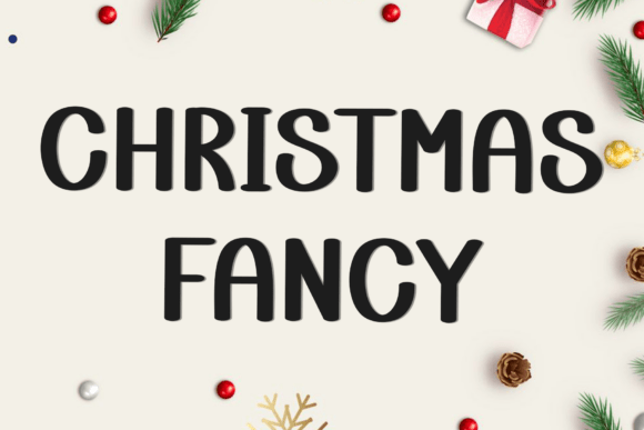 Christmas Fancy: A Festive Font for Holiday Branding