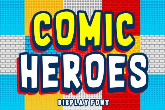 Comic Heroes: A Playful Font for Creative Publishing