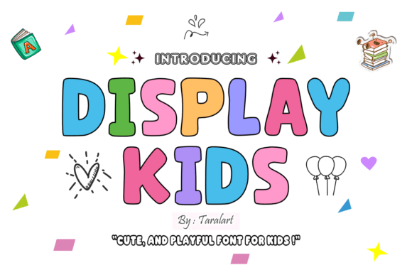 Display Kids – A Playful Font for Creative Publishing