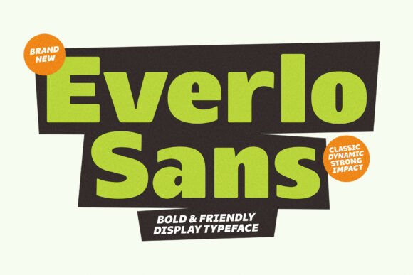 Everlo Sans: A Bold Font for Handmade Projects