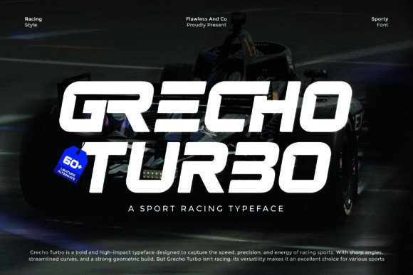 Grecho Turbo: The Bold Sport Typeface for Modern Editorial Design