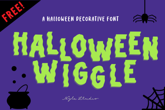 Halloween Wiggle: A Spooky Display Font for Editorial Design