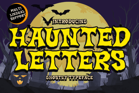 Haunted Letters: A Playful Halloween Display Font for Marketers