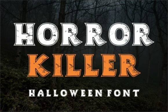 Horror Killer Typeface for Bold Web Design
