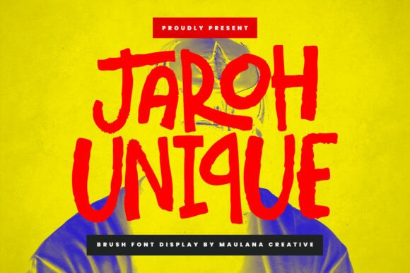 Jaroh Unique: A Bold Display Font for Creative Branding