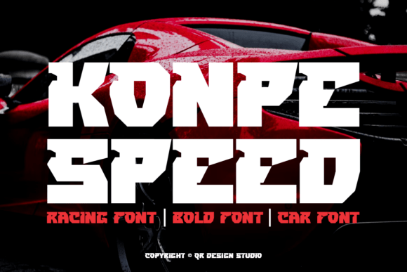 Konpe Speed: A Bold Display Typeface for Modern Web Design