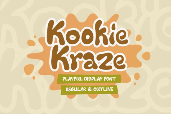 Kookie Kraze: The Playful Display Font for Creative Makers