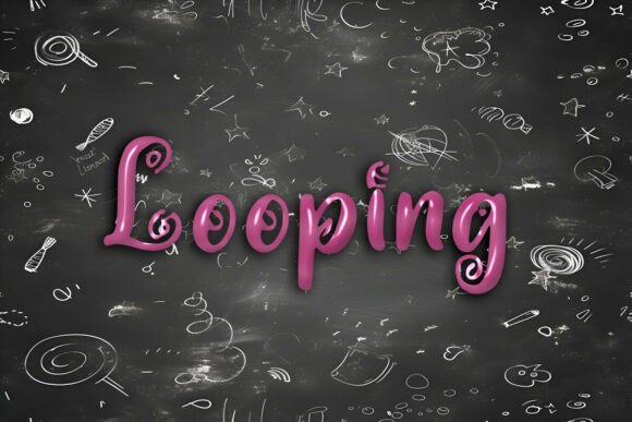 Looping Typeface for Modern Digital Brand Experiences