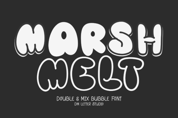 Marshmelt Font Duo: A Playful Display Font for Creative Projects