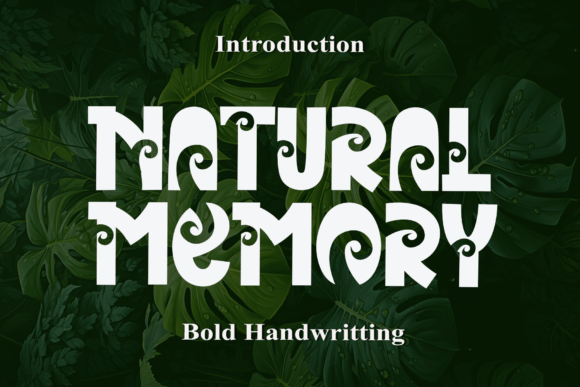 Natural Memory: The Display Typeface for High-Impact Campaigns