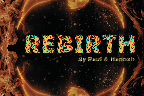 Rebirth: A Fiery Display Font for Bold Maker Projects