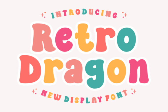 Retro Dragon Font for Bold Web Design