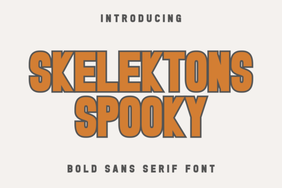 Skelektons Spooky: The Premium Display Font for Viral Campaigns