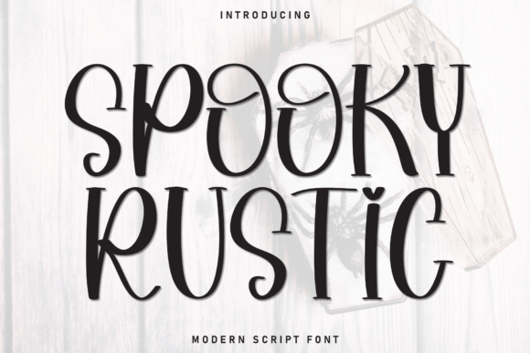 Spooky Rustic: A Friendly Display Font for Editorial Design