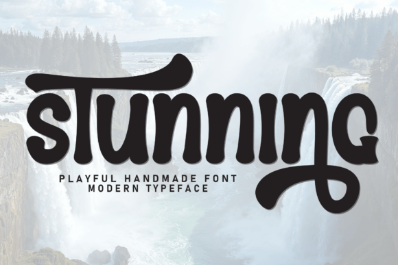Stunning: A Friendly Display Typeface for Makers