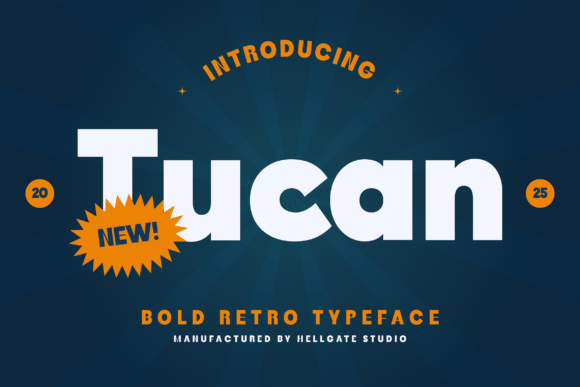 Tucan Bold: A Vintage-Inspired Display Font for Bold Branding