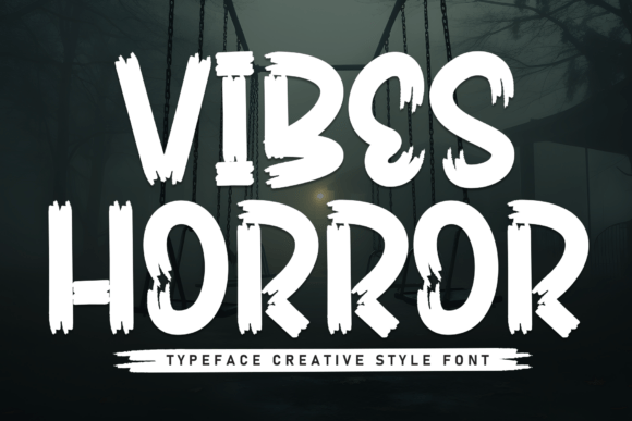 Vibes Horror: A Friendly Display Font for Editorial Design